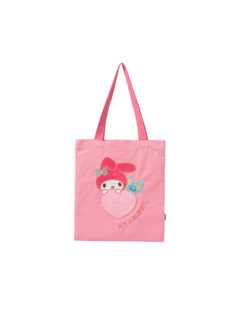 Sanrio My Melody Heart Plush Shopping Bag