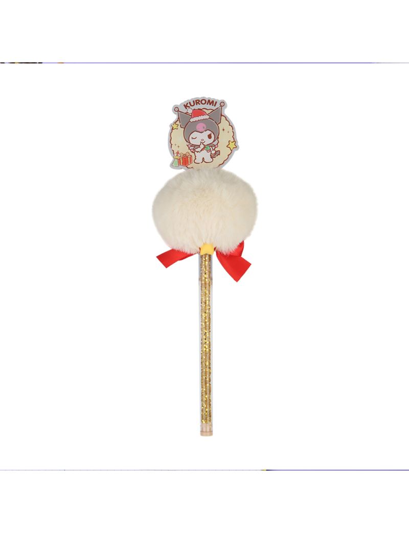 Sanrio Kuromi Christmas Pompom Gel Pen