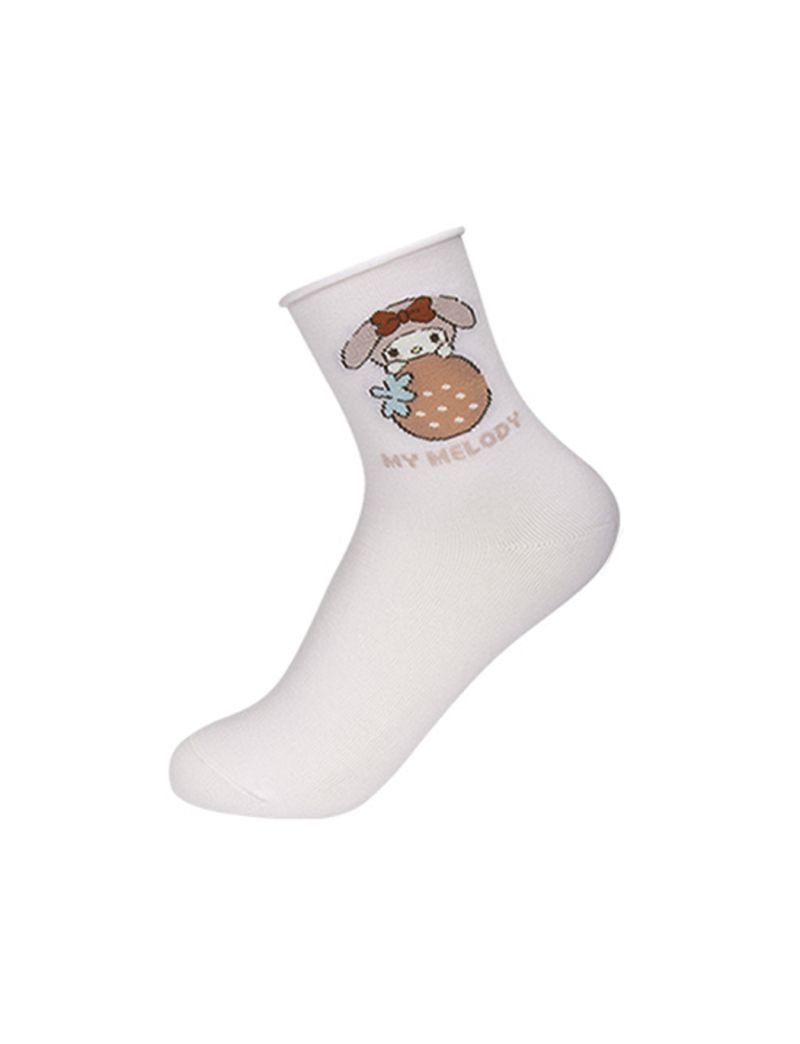 Sanrio My Melody Strawberry Kids Socks 2 Pairs Size 9-12 Years