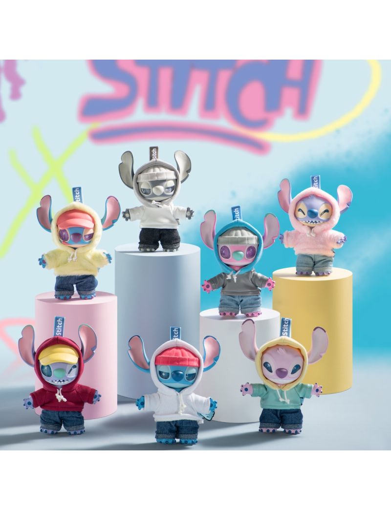 Disney Stitch GenZ Street Collection Vinyl Plush Pendant Surprise Blind Box