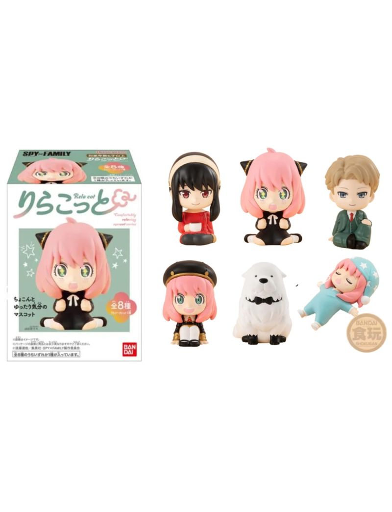 Bandai Spy X Family Shokugan Relaxing Mascot Blind Box