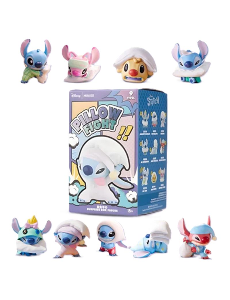 Disney Stitch Pillow Fight Collection Figure Surprise Blind Box