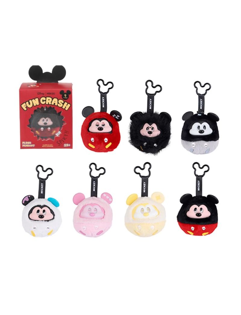 Disney Mickey Fun Crash Collection Vinyl Plush Pendant Surprise Blind Box